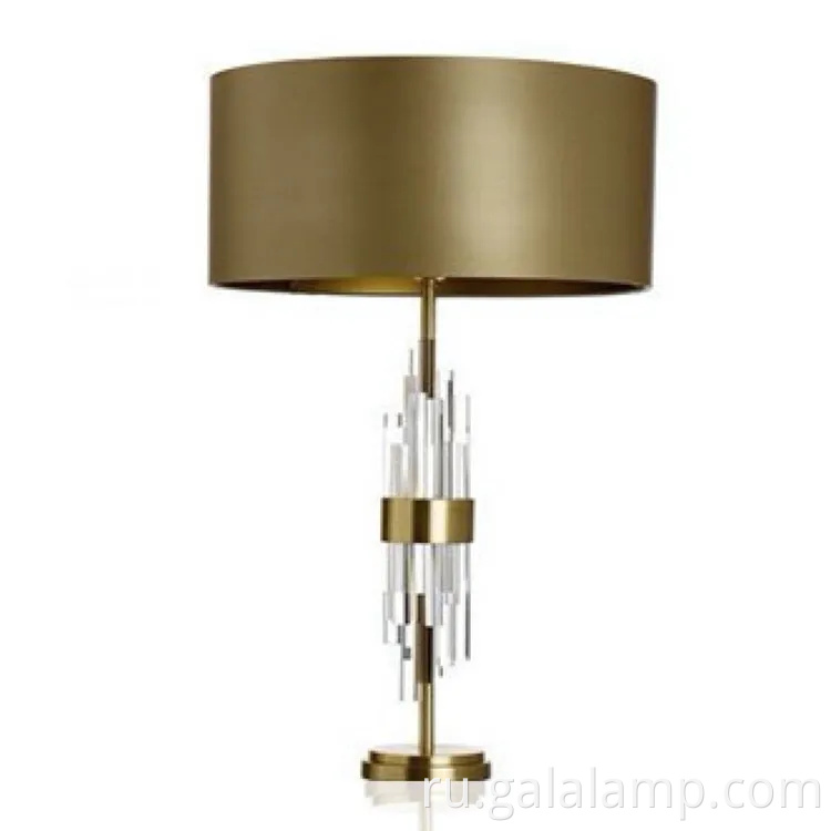 Современная светодиодная хрустальная стальная настольная лампа для современных спальни